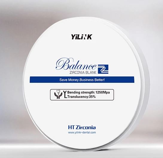 Bloque de Zirconia HT Plus para laboratorio Dental, circuito completo