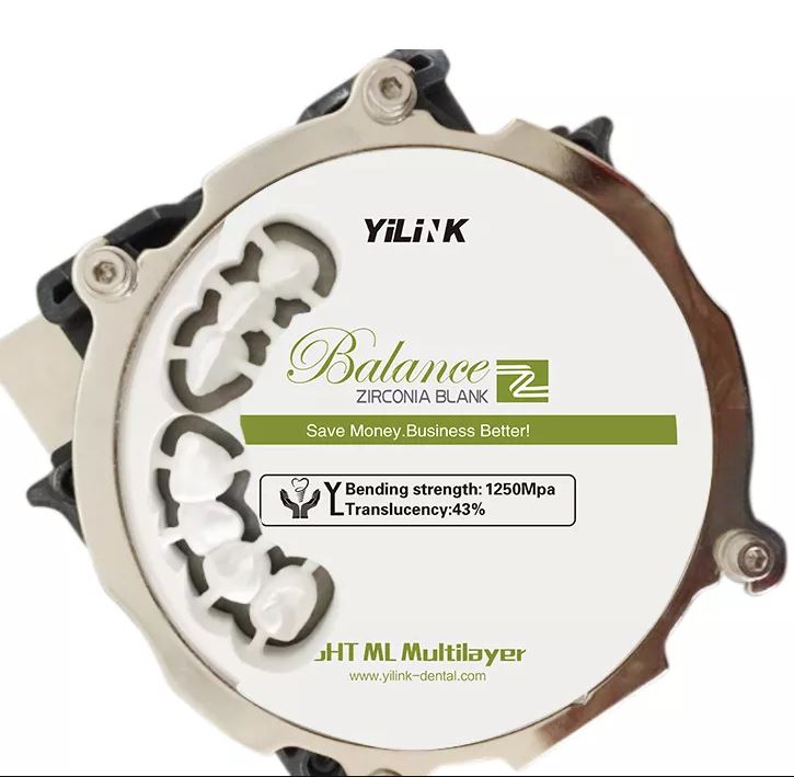 Laboratorio Dental CAD CAM CAD Material del sistema de SHTML para Bridege y corona A1 Color 98mm14mm